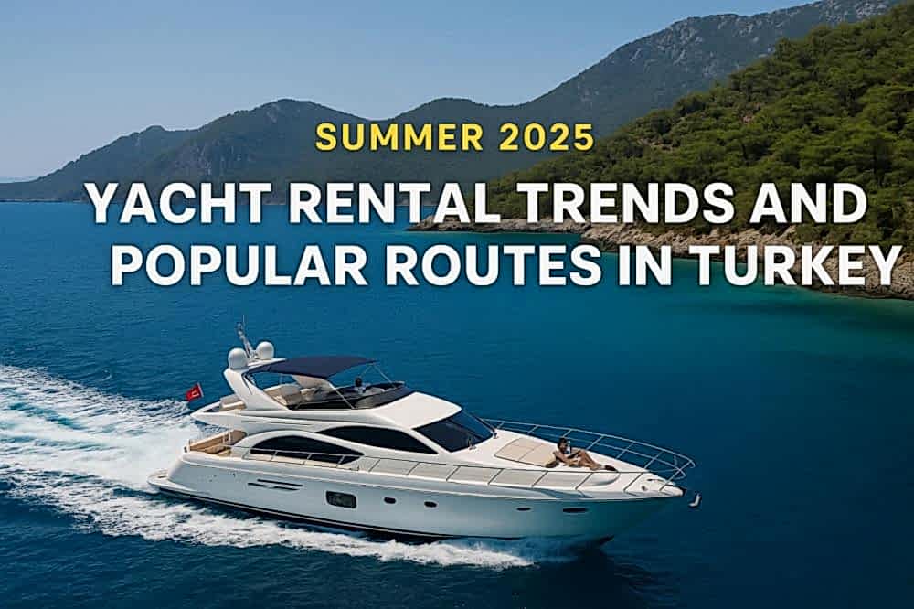 2025 Yazında Türkiye’de Yat Kiralama Trendleri ve Popüler Rotalar