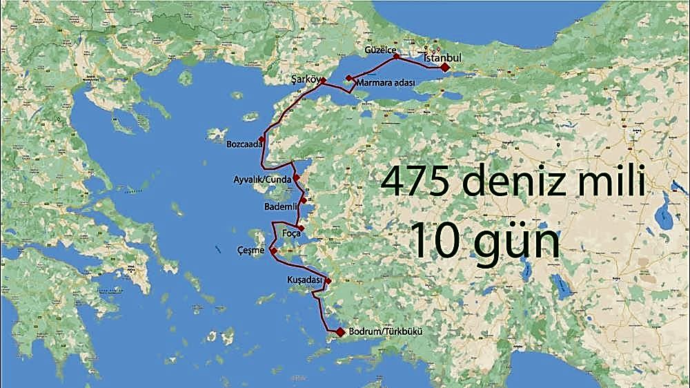 İstanbul'dan Bodrum'a Tekne Turu