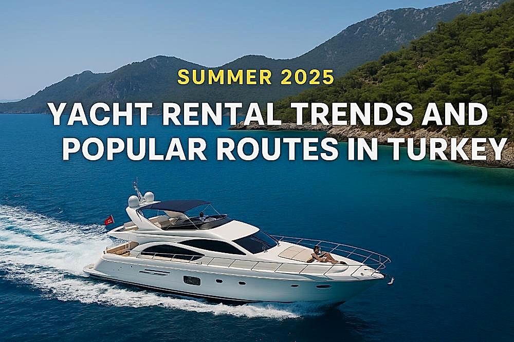 2025 Yazında Türkiye’de Yat Kiralama Trendleri ve Popüler Rotalar